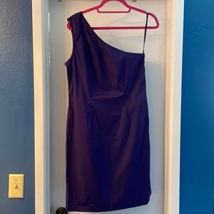 Gap Purple One Shoulder Dress